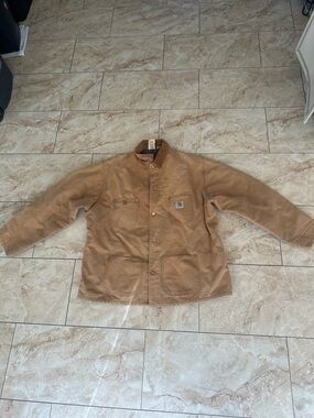Carhartt Brown Duck Barn Coat